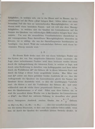 Über die Hypothesen, welche der Geometrie zu Grunde liegen.