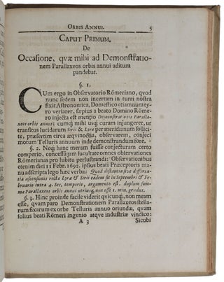 Copernicus triumphans, sive de parallaxi orbis annui tractatus epistolaris. ad celsissimum & serenissimum principem ac dominum, dominum Christianum Daniæ & Norvegiae &c. hæredem.