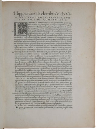 Chirurgia &egrave; Graeco in Latinum conversa, Vido Vidio Florentino interprete, cum nonnullis eiusdem Vidii com[m]entariis...