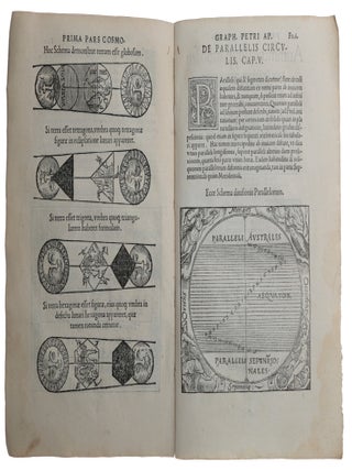 Cosmographia Petri Apiani, per Gemmam Frisium … iam demum ab omnibus vindicata mendis, ac nonnullis quoque locis aucta. Additis eiusdem argumenti libellis ipsius Gemmae Frisii.