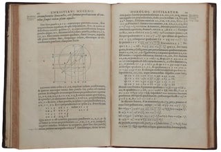 Horologium oscillatorium, sive de motu pendulorum ad horologia aptato demonstrationes geometricae.