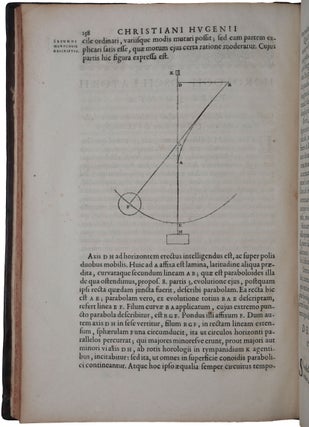 Horologium oscillatorium, sive de motu pendulorum ad horologia aptato demonstrationes geometricae.