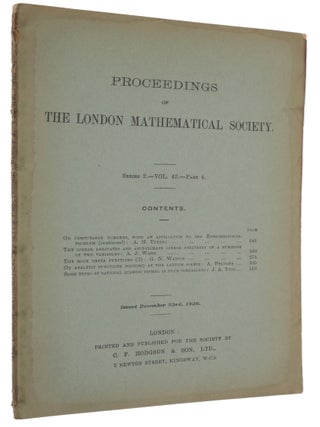 On computable numbers, with an application to the Entscheidungsproblem.