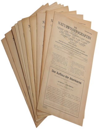 Item #6595 Thirteen papers documenting the discovery of nuclear fission, contained in 13 issues...