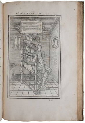 Item #6596 De dissectione partium corporis humani libri tres. Una cum figuris, & incisionum...