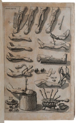 Χειροπλοθήκη, seu armamentarium chirurgicum XLIII. tabulis aeri elegantissime incisis, nec ante hac visis, exornatum. Opus posthumum, Medicinae pariter ac Chirurgiae Studiosos perutile & necessarium, in quo tot, tam veterum ac recentiorum instrumenta ab authore correcta, quàm noviter ab ipso inventa, quot ferè hodie ad usitatas operationes manuales feliciter peragendas requiruntur, iusta & hac tenus semper desiderata magnitudine & applicandi modo, depicta reperiuntur, cum annexa brevi Tabularum descriptione, & sequentibus cautionibus ac curationibus Chirurgico-Medicis per omnes ferè corporis humani partes externas observatis.