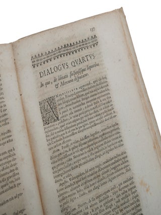 Dialogi physici, in quibus de motu terrae disputatur, marini aestus nova causa proponitur, necnon aquarum & mercurii supra libellam elevatio examinatur ...