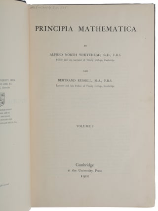 Principia Mathematica.