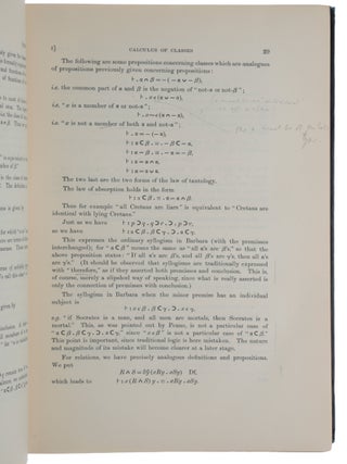Principia Mathematica.