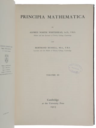 Principia Mathematica.