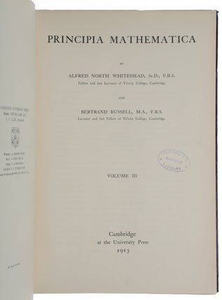 Principia Mathematica.