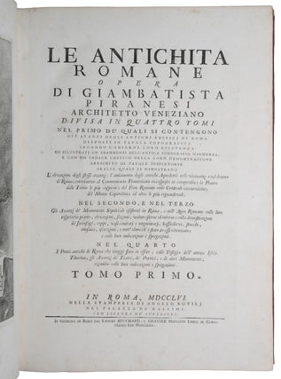 Le Antichità Romane.