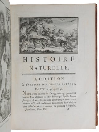 Histoire naturelle, générale et particulière, avec la description du Cabinet du Roy.