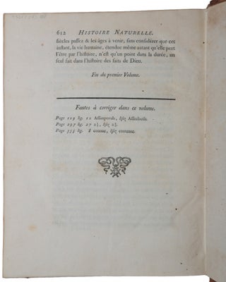 Histoire naturelle, générale et particulière, avec la description du Cabinet du Roy.