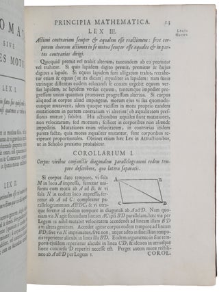 Philosophiae naturalis principia mathematica. Editio secunda auctior et emendatior.