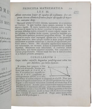 Philosophiae naturalis principia mathematica. Editio secunda auctior et emendatior.