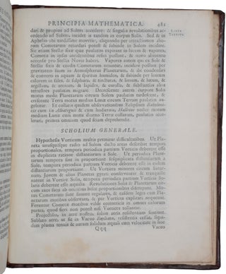 Philosophiae naturalis principia mathematica. Editio secunda auctior et emendatior.