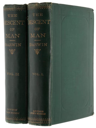 Item #6679 The Descent of Man, and Selection in Relation to Sex. Charles DARWIN