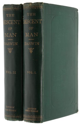 Item #6679 The Descent of Man, and Selection in Relation to Sex. Charles DARWIN