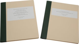 Two complete journal issues of Nature, Vol. 171, comprising: (1) No. 4356, 25 April 1953, containing the three papers under the common head-title ‘Molecular Structure of Nucleic Acids’: WATSON & CRICK, ‘A Structure for Deoxyribose Nucleic Acid,’ pp. 737-738; WILKINS, STOKES & WILSON, ‘Molecular Structure of Deoxypentose Nucleic Acids,’ pp. 738-740; and FRANKLIN & GOSLING, ‘Molecular Configuration in Sodium Thymonucleate,’ pp. 740-741.(2) No. 4361, 30 May 1953, containing WATSON & CRICK, ‘Genetical Implications of the Structure of Deoxyribonucleic Acid,’ pp. 964-967.