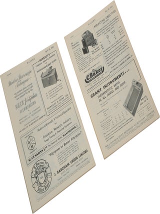 Two complete journal issues of Nature, Vol. 171, comprising: (1) No. 4356, 25 April 1953, containing the three papers under the common head-title ‘Molecular Structure of Nucleic Acids’: WATSON & CRICK, ‘A Structure for Deoxyribose Nucleic Acid,’ pp. 737-738; WILKINS, STOKES & WILSON, ‘Molecular Structure of Deoxypentose Nucleic Acids,’ pp. 738-740; and FRANKLIN & GOSLING, ‘Molecular Configuration in Sodium Thymonucleate,’ pp. 740-741.(2) No. 4361, 30 May 1953, containing WATSON & CRICK, ‘Genetical Implications of the Structure of Deoxyribonucleic Acid,’ pp. 964-967.