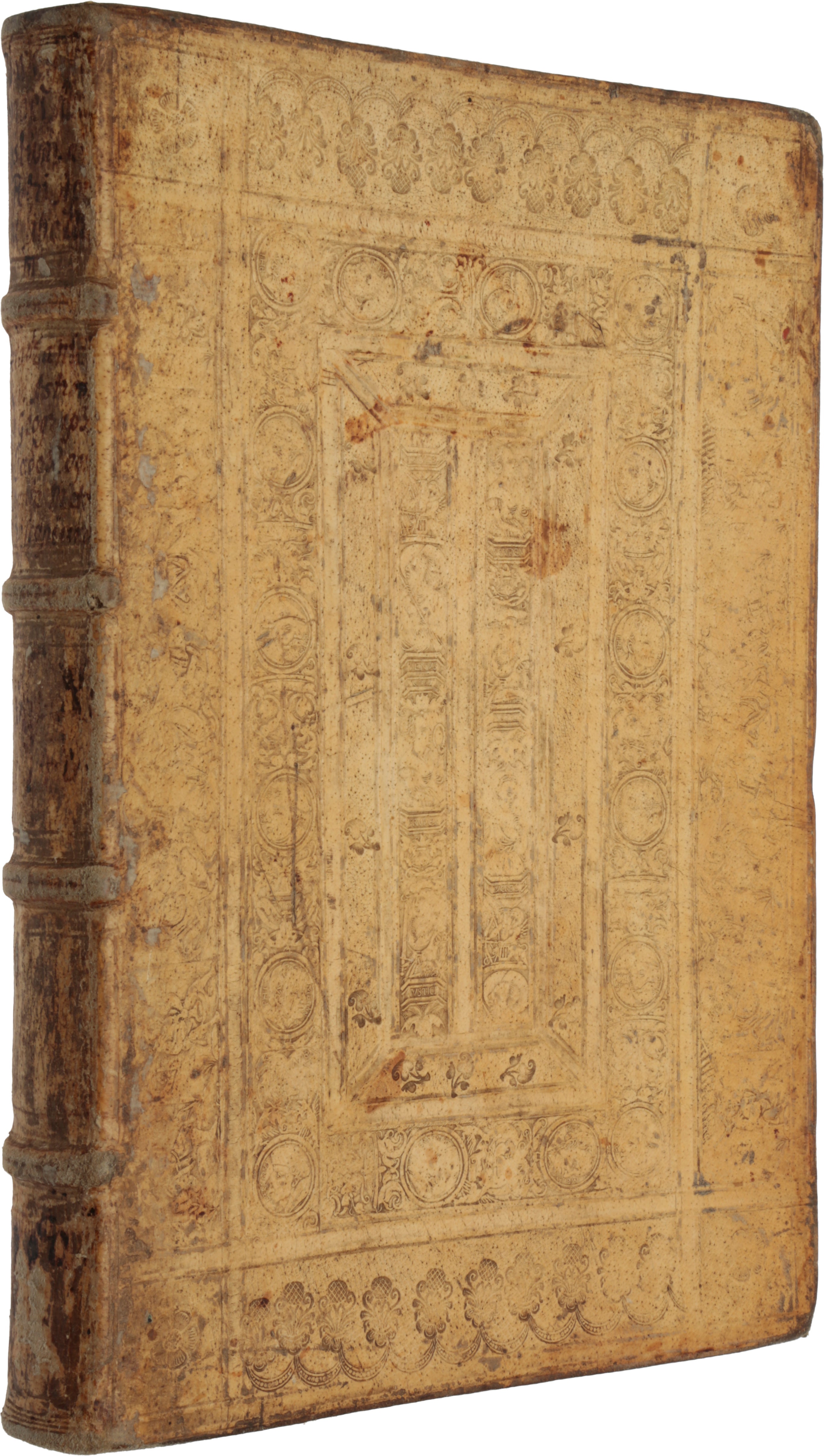 Item #6705 Almagestum seu magnae constructionis mathematicae opus plane divinum, latina donatum lingua ab Georgio Trapezuntio &hellip; per Lucam Gauricum Neapolit. divinae matheseos professorem egregium in alma urbe Veneta orbis regina recognitum. [Bound with:] APIAN, Peter. Introductio geographica Petri Apiani in doctissimas Verneri annotationes &hellip; cum quadrante novo Meteoroscopij loco usitatissimo. Huic accedit translatio nova primi libri Geographiae Cl. Ptolemaei translatio adiuncta &hellip; Adiuncta est epistola Io. de Regiomonte ad Reverendissimum Cardinalem Bessarionem &hellip; de utriusque arsque & vivendi rationibus de monstratura magnum opera Reverend. Petri Apiani sociogr.. Claudius PTOLEMY.