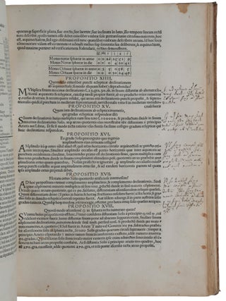 Almagestum seu magnae constructionis mathematicae opus plane divinum, latina donatum lingua ab Georgio Trapezuntio &hellip; per Lucam Gauricum Neapolit. divinae matheseos professorem egregium in alma urbe Veneta orbis regina recognitum. [Bound with:] APIAN, Peter. Introductio geographica Petri Apiani in doctissimas Verneri annotationes &hellip; cum quadrante novo Meteoroscopij loco usitatissimo. Huic accedit translatio nova primi libri Geographiae Cl. Ptolemaei translatio adiuncta &hellip; Adiuncta est epistola Io. de Regiomonte ad Reverendissimum Cardinalem Bessarionem &hellip; de utriusque arsque & vivendi rationibus de monstratura magnum opera Reverend. Petri Apiani sociogr.