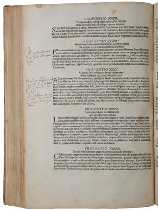 Almagestum seu magnae constructionis mathematicae opus plane divinum, latina donatum lingua ab Georgio Trapezuntio &hellip; per Lucam Gauricum Neapolit. divinae matheseos professorem egregium in alma urbe Veneta orbis regina recognitum. [Bound with:] APIAN, Peter. Introductio geographica Petri Apiani in doctissimas Verneri annotationes &hellip; cum quadrante novo Meteoroscopij loco usitatissimo. Huic accedit translatio nova primi libri Geographiae Cl. Ptolemaei translatio adiuncta &hellip; Adiuncta est epistola Io. de Regiomonte ad Reverendissimum Cardinalem Bessarionem &hellip; de utriusque arsque & vivendi rationibus de monstratura magnum opera Reverend. Petri Apiani sociogr.
