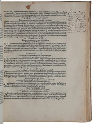 Almagestum seu magnae constructionis mathematicae opus plane divinum, latina donatum lingua ab Georgio Trapezuntio &hellip; per Lucam Gauricum Neapolit. divinae matheseos professorem egregium in alma urbe Veneta orbis regina recognitum. [Bound with:] APIAN, Peter. Introductio geographica Petri Apiani in doctissimas Verneri annotationes &hellip; cum quadrante novo Meteoroscopij loco usitatissimo. Huic accedit translatio nova primi libri Geographiae Cl. Ptolemaei translatio adiuncta &hellip; Adiuncta est epistola Io. de Regiomonte ad Reverendissimum Cardinalem Bessarionem &hellip; de utriusque arsque & vivendi rationibus de monstratura magnum opera Reverend. Petri Apiani sociogr.