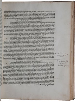 Almagestum seu magnae constructionis mathematicae opus plane divinum, latina donatum lingua ab Georgio Trapezuntio &hellip; per Lucam Gauricum Neapolit. divinae matheseos professorem egregium in alma urbe Veneta orbis regina recognitum. [Bound with:] APIAN, Peter. Introductio geographica Petri Apiani in doctissimas Verneri annotationes &hellip; cum quadrante novo Meteoroscopij loco usitatissimo. Huic accedit translatio nova primi libri Geographiae Cl. Ptolemaei translatio adiuncta &hellip; Adiuncta est epistola Io. de Regiomonte ad Reverendissimum Cardinalem Bessarionem &hellip; de utriusque arsque & vivendi rationibus de monstratura magnum opera Reverend. Petri Apiani sociogr.