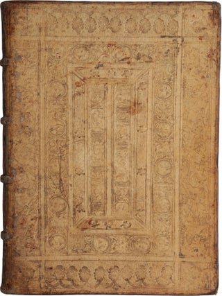 Almagestum seu magnae constructionis mathematicae opus plane divinum, latina donatum lingua ab Georgio Trapezuntio &hellip; per Lucam Gauricum Neapolit. divinae matheseos professorem egregium in alma urbe Veneta orbis regina recognitum. [Bound with:] APIAN, Peter. Introductio geographica Petri Apiani in doctissimas Verneri annotationes &hellip; cum quadrante novo Meteoroscopij loco usitatissimo. Huic accedit translatio nova primi libri Geographiae Cl. Ptolemaei translatio adiuncta &hellip; Adiuncta est epistola Io. de Regiomonte ad Reverendissimum Cardinalem Bessarionem &hellip; de utriusque arsque & vivendi rationibus de monstratura magnum opera Reverend. Petri Apiani sociogr.