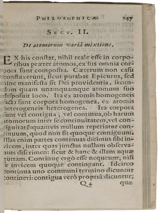 Exercitationes philosophicæ quibus universa fere discutitur philosophia theoretica, et plurima ac præcipua Peripateticorum dogmata evertuntur … cum gemino indice.